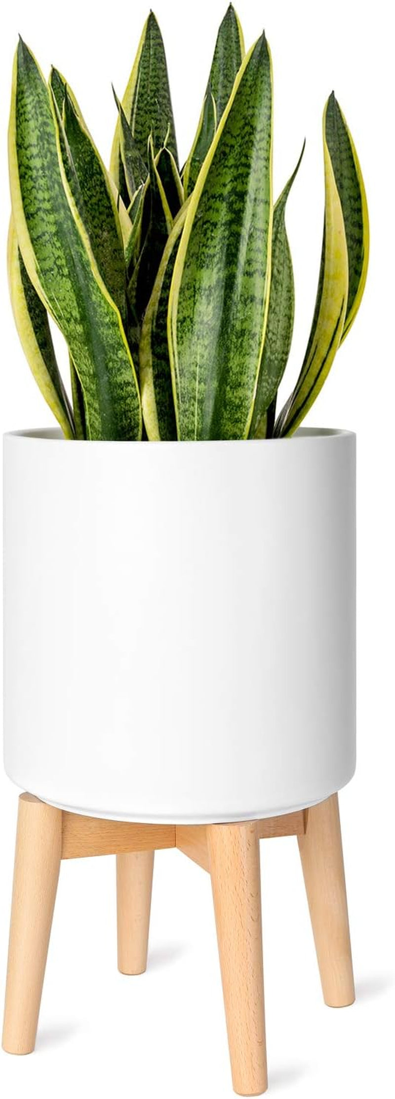 Plant Stand Mid-Century Modern Indoor (Plant and Pot NOT Included) Flower Holder Home Decor, Brown