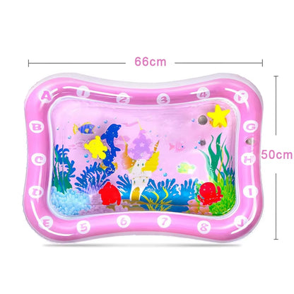 Baby Water Play Mat Early Education Developing Activity Toys Inflatable Cushion PVC Infant Tummy Time Toddler Water Pad for Kids