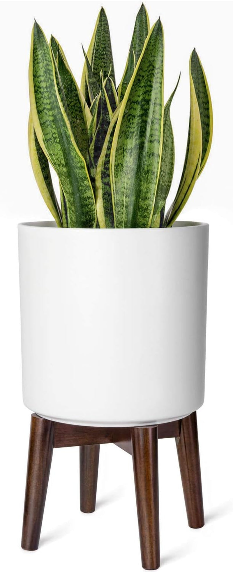 Plant Stand Mid-Century Modern Indoor (Plant and Pot NOT Included) Flower Holder Home Decor, Brown