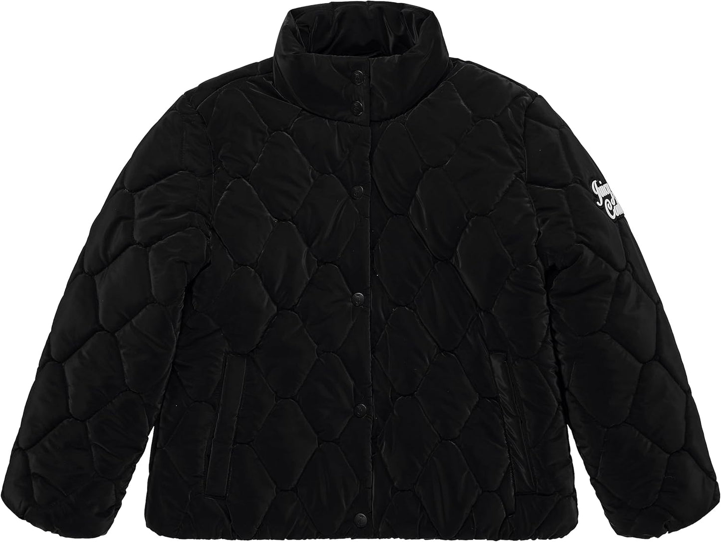 Girls Coat, Faux Fur Hooded Winter Jacket, Warm Padded Parka Hoodie, Kids Heavyweight Winter Coat