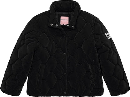 Girls Coat, Faux Fur Hooded Winter Jacket, Warm Padded Parka Hoodie, Kids Heavyweight Winter Coat