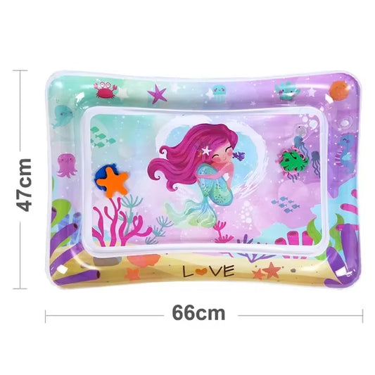 Baby Water Play Mat Early Education Developing Activity Toys Inflatable Cushion PVC Infant Tummy Time Toddler Water Pad for Kids