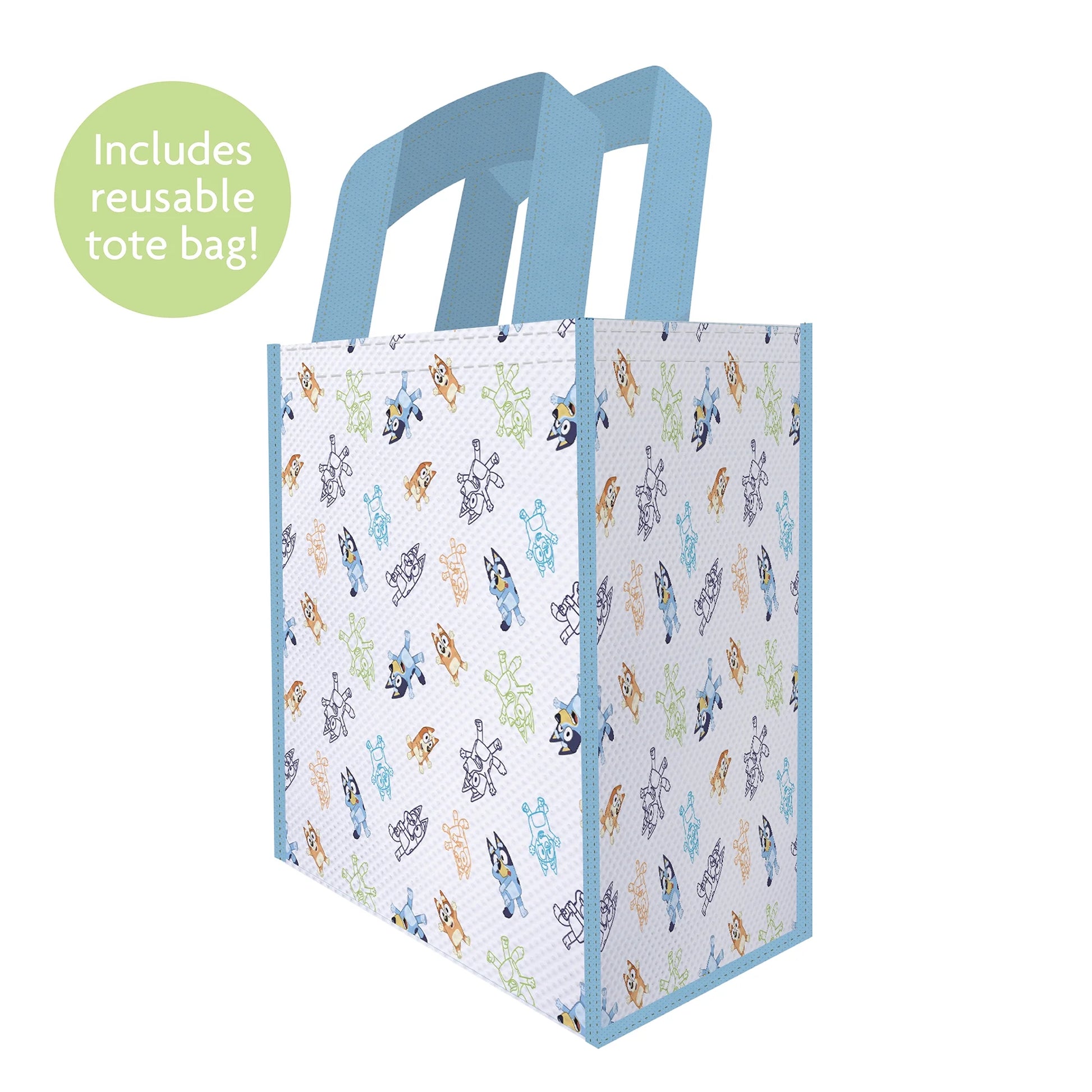 3Pc Toddler Bed Set W/Print Tote Bag -  and Family